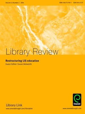 cover image of Library Review, Volume 53, Issue 2
